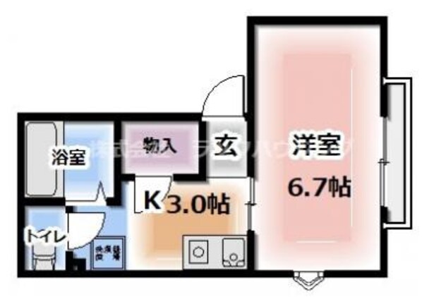 K・メゾンドール辻の物件間取画像